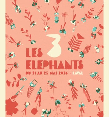 Affiche festival Les 3 Éléphants 2026