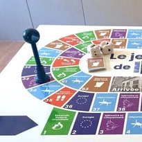 Jeu de l'oie de la vigie, mémorial des déportés de la Mayenne
