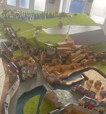 Visite de la maquette de Chailland