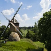 Visite du moulin cavier de La Guenaudière, unique en Mayenne