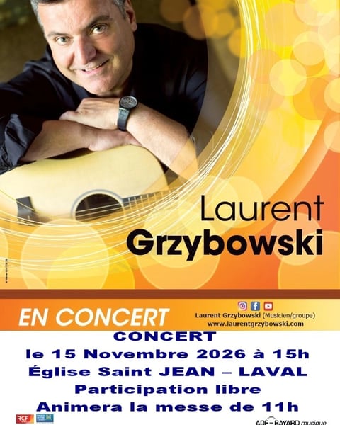 Concert avec Laurent Grzybowski